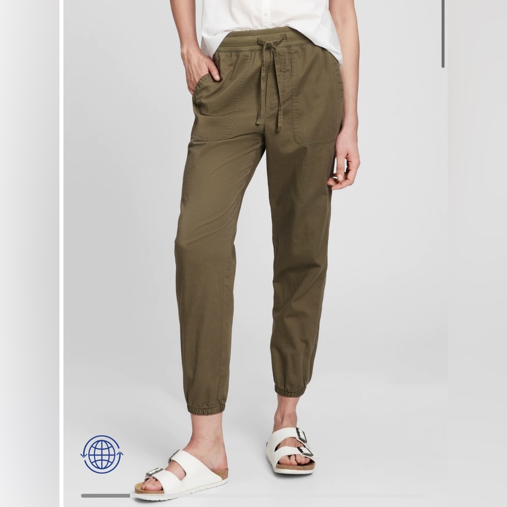 Copper Key Olive Chino Joggers